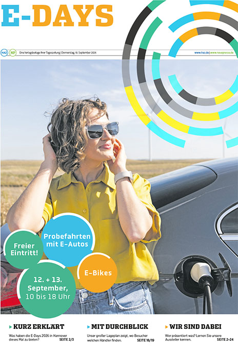 Titelseite der E-Days Beilage 2026